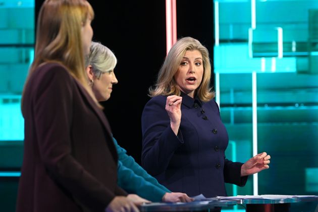 Penny Mordaunt during the ITV debate on Thursday night.