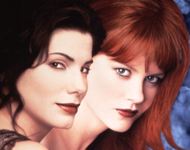 Sandra Bullock and Nicole Kidman in the cult classic Practical Magic