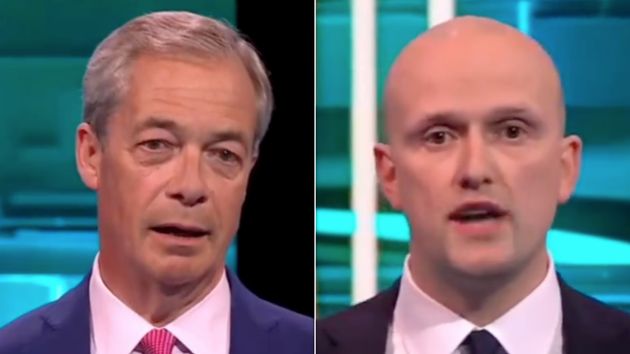 Nigel Farage was skewered by Stephen Flynn last night