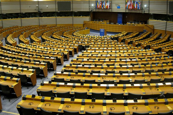 European parliament in Brussels, Belgium.