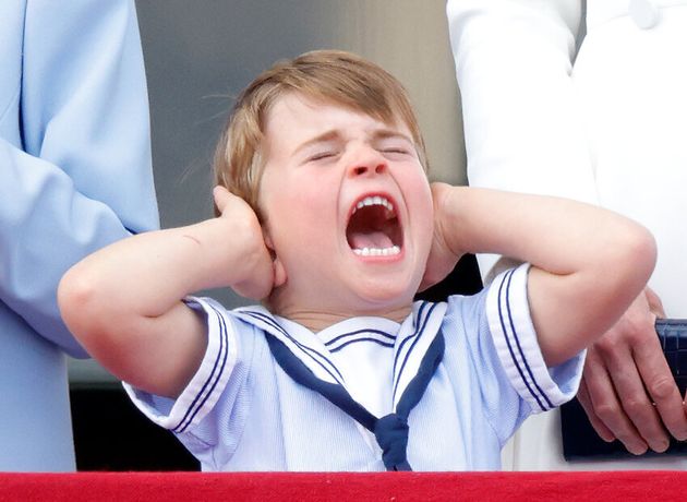 Louis apparently found the events of Trooping the Colour in 2022 a bit too loud.