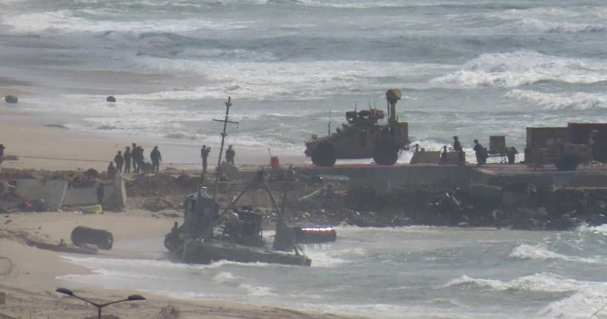 Les États-Unis retirent à nouveau leur jetée de la côte de Gaza en raison des conditions météorologiques
