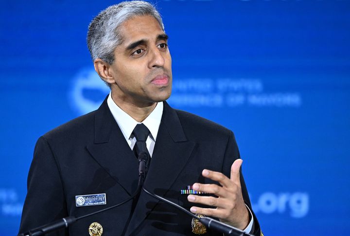 U.S. Surgeon General Vivek Murthy said Monday that Congress needs to impose warning labels on social media platforms due to the significant mental health harms they can impose on adolescents.
