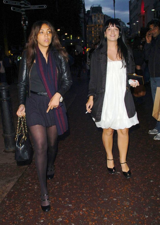 Miquita Oliver and Lily Allen in 2007