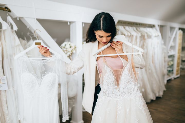 Shopping for a wedding dress can be an overwhelming experience. 
