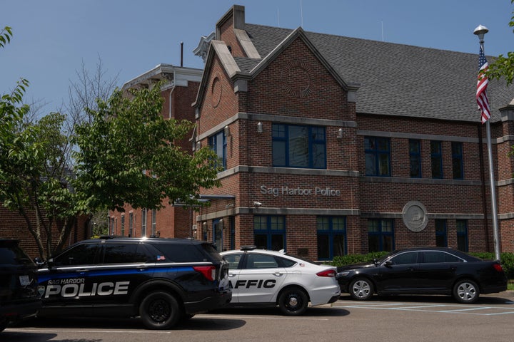 Sag Harbor Police Headquarters, where singer Justin Timberlake reportedly spent the night in custody after being charged with drunk driving, is pictured Tuesday.