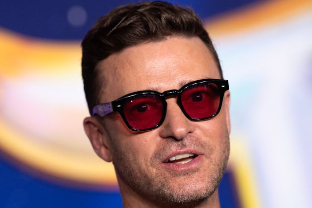 Justin Timberlake at the premiere of Trolls Band Together last year
