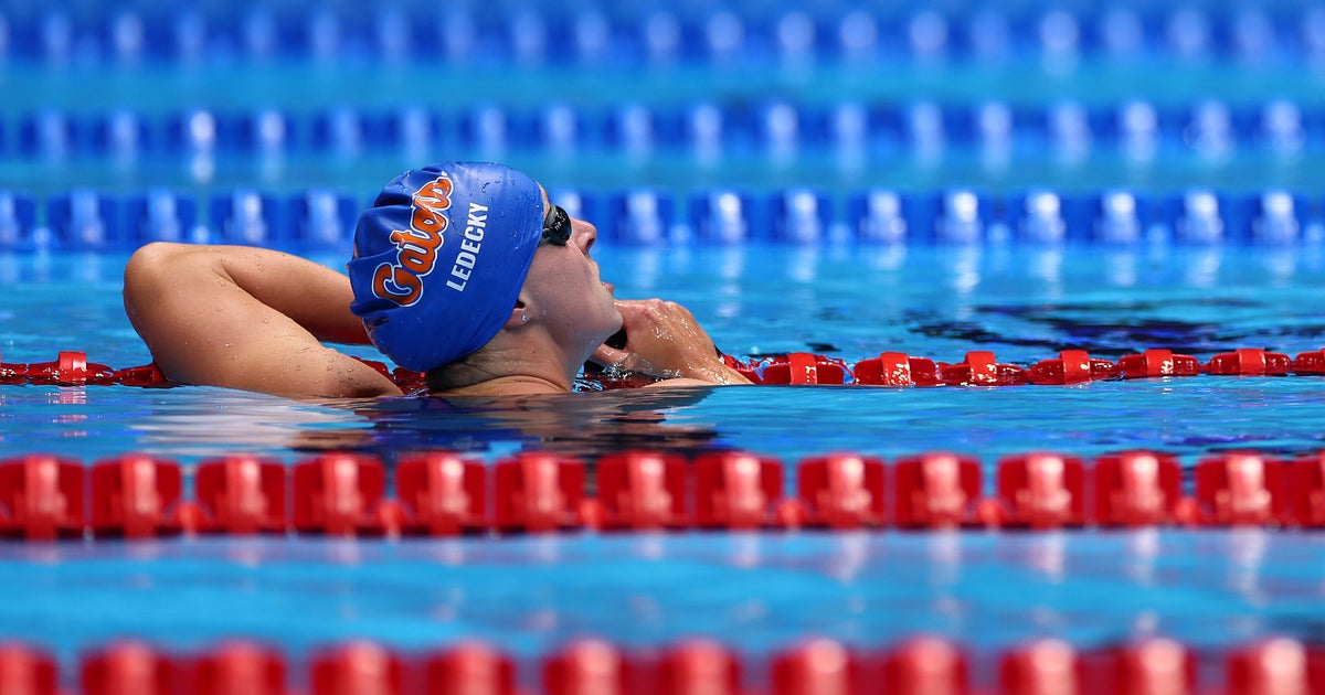 Katie Ledecky Hilariously Waits And Waits For Rivals To Finish In Olympic Trials Race