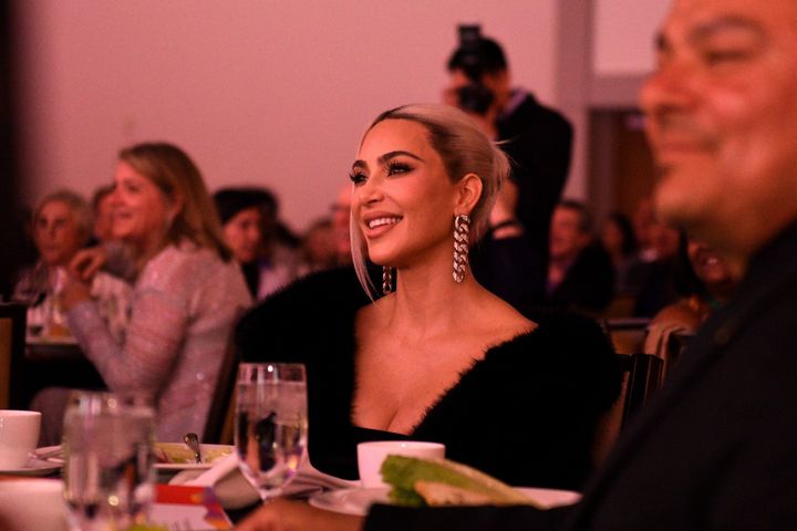 Kim Kardashian attends a fundraising gala for Homeboy Industries in Los Angeles on April 27. On the latest episode of "The Kardashians," the star wondered if she needs to pull back on Botox injections to amp up her acting skills.