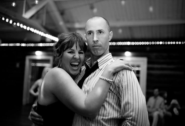 The author and his sister, Trina, at a family wedding in May 2011.