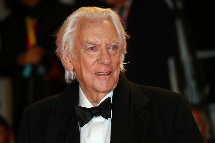 Donald Sutherland pictured in 2019