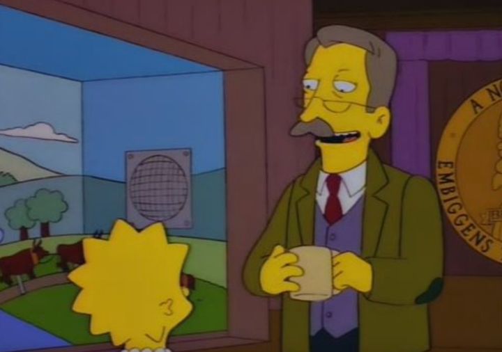 Donald Sutherland's character in The Simpsons, Hollis Hurlbut