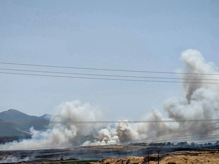 Πυρκαγιά στο χωριό Χωρέμη του δήμου Μεγαλόπολης. Παρασκευή 21 Ιουνίου 2024 (ArcadiaPortal.gr / EUROKINISSI)