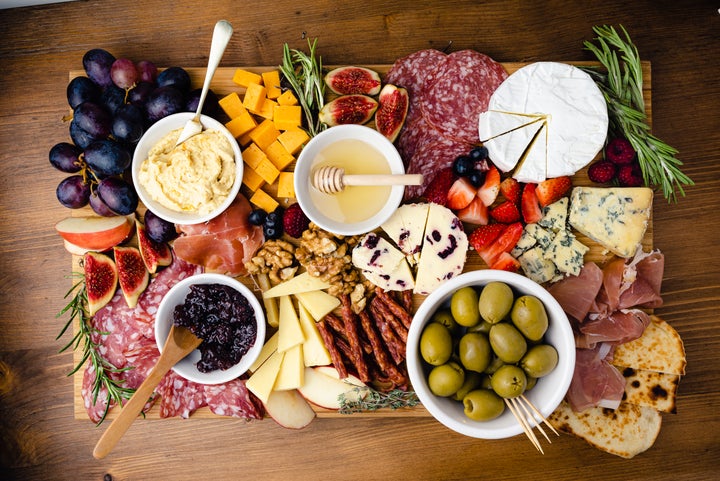 A fancy presentation doesn't make charcuterie any healthier — remember, it's just another term for deli meat.