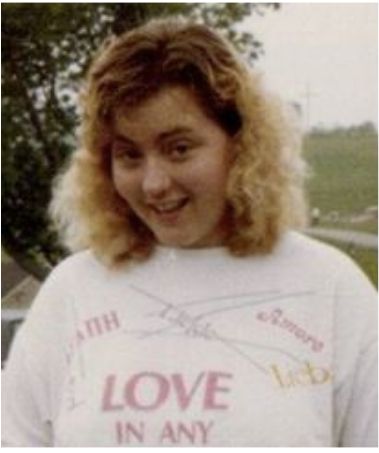 The author circa 1985, before coming out as queer or genderqueer.
