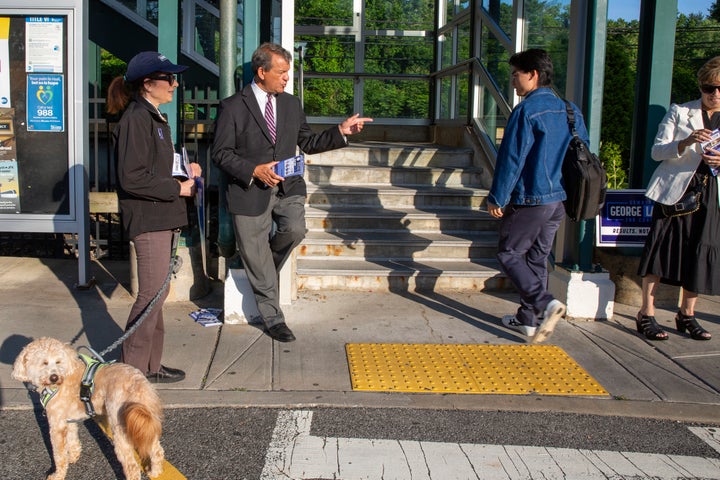 Westchester County Executive George Latimer has cast himself as an incrementalist policy wonk. He has also played to fears about Bowman's appeal among voters of color.