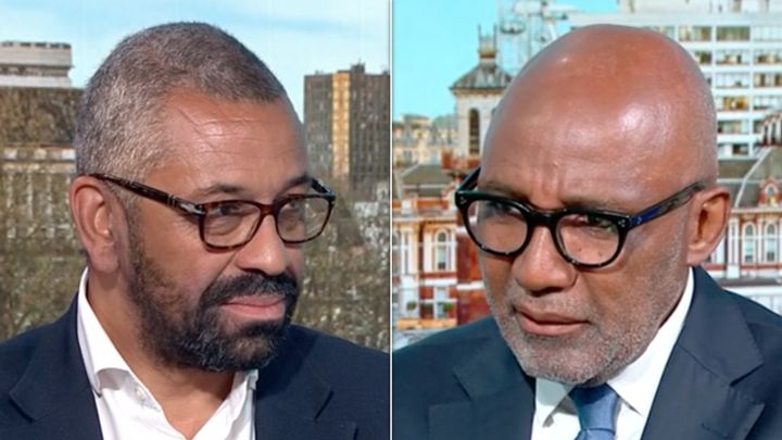James Cleverly and Trevor Phillips.