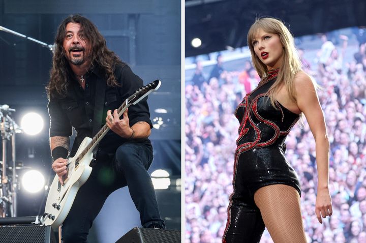 Dave Grohl and Taylor Swift both performed shows at London stadiums over the weekend