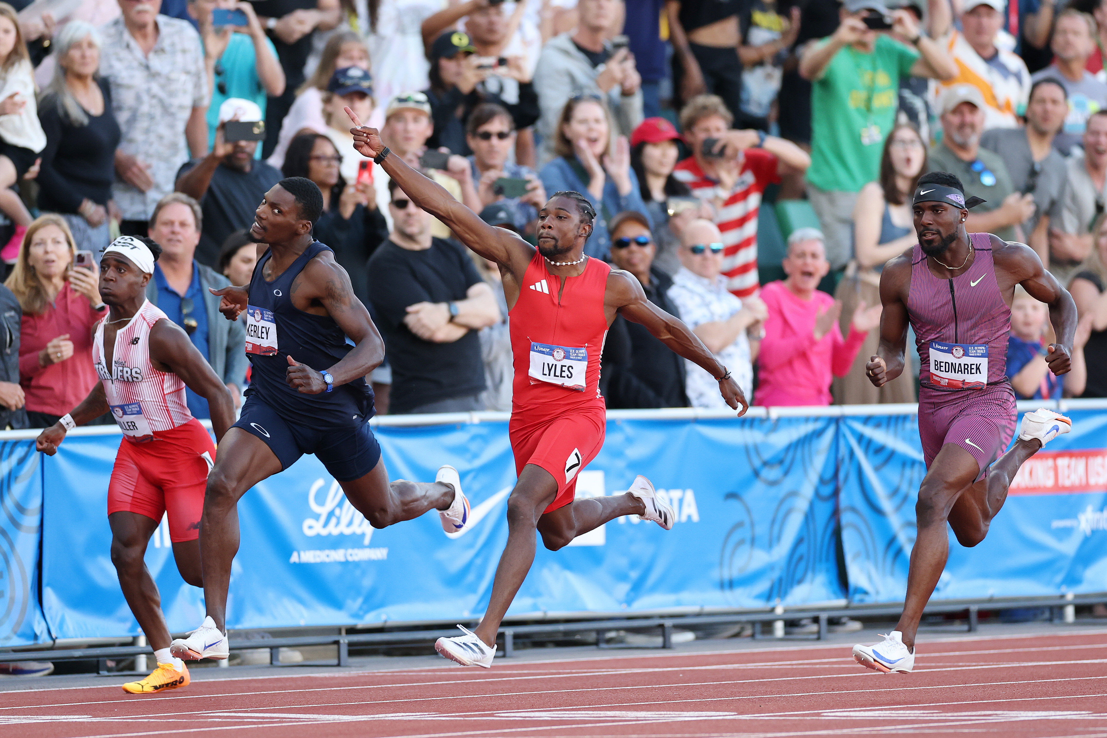 Noah Lyles Reveals What He Told Himself In Winning 100 Meters At ...