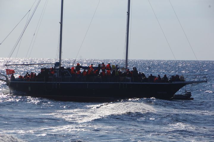 Φωτό Αρχείου από τη διάσωση μεταναστών 