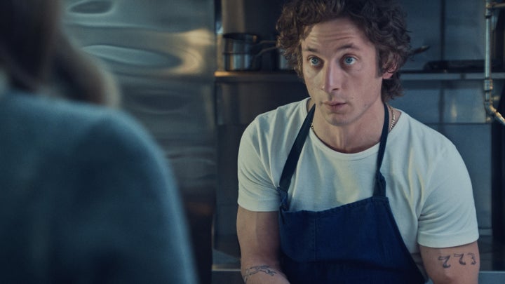 Jeremy Allen White in character as Carmy in The Bear season 3