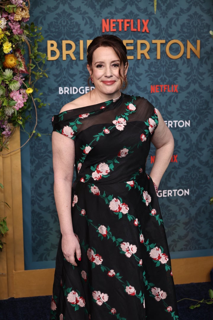 Bridgerton author Julia Quinn at the season three premiere earlier this month