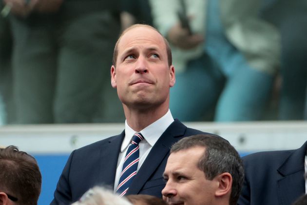 Prince William watching England play last week
