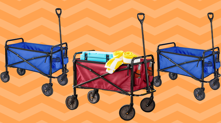This Affordable Wagon Is A Lifesaver At The Beach Or Garden HuffPost Life this-affordable-wagon-is-a-lifesaver-at-the-beach-or-garden-huffpost-life