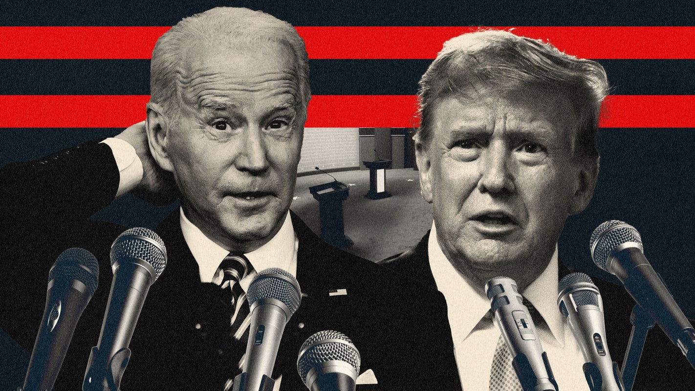 Joe Biden and Donald Trump 