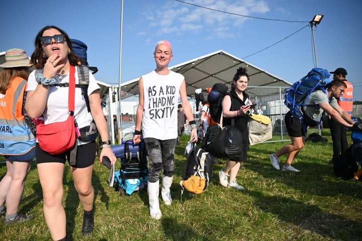 We already have a contender for best t-shirt at Glastonbury 2024