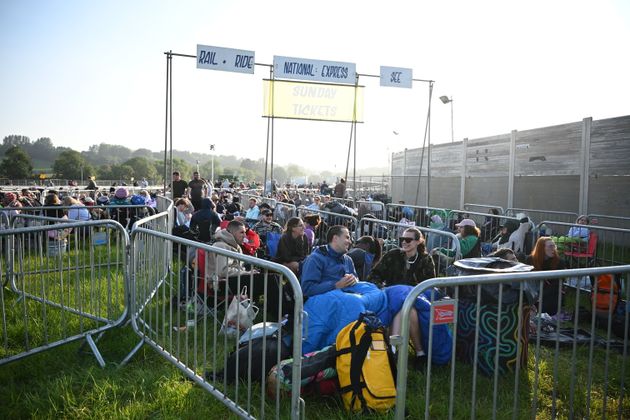 Queues on Wednesday morning were already massive