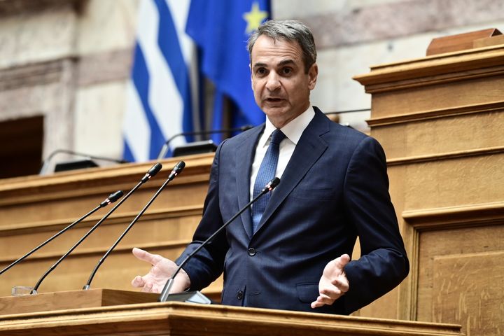 Ο Κυριάκος Μητσοτάκης στη συνεδρίαση της Κοινοβουλευτικής Ομάδας της Νέας Δημοκρατίας, Τετάρτη 26 Ιουνίου 2024.