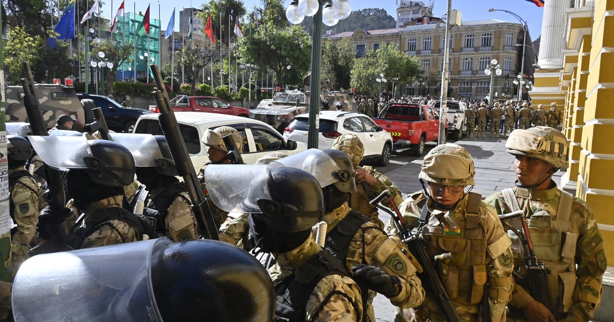 Bolivian President Warns Irregular Military Deployment Under Way In Capital, Raising Coup Fears