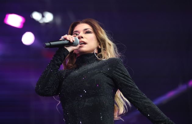 Shania Twain performing in Alberta earlier this month