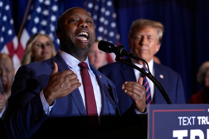 Sen. Tim Scott (R-S.C.), who'd really like to be the vice presidential running mate for a convicted felon who brags about groping women, says he identifies as a Christian "above all other things." 