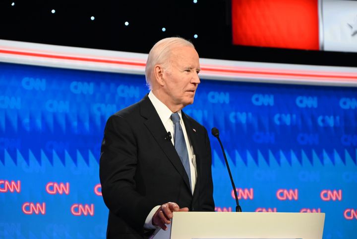 President Joe Biden's age showed during his first debate with former President Donald Trump on Thursday night. 
