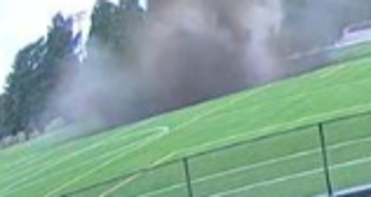 'Like A Movie': Watch Sinkhole Turn Soccer Pitch Into Terrifying Field Of Screams