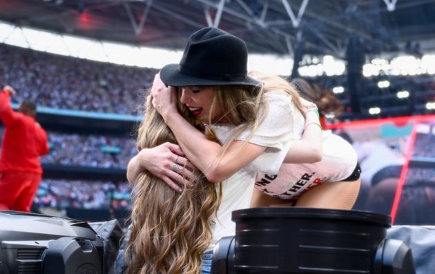 Taylor gives one lucky fan her hat on each night of the Eras tour