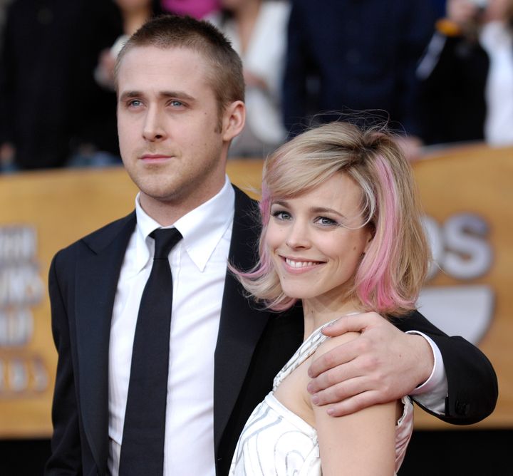 Ryan Gosling and Rachel McAdams at the SAG Awards in 2007
