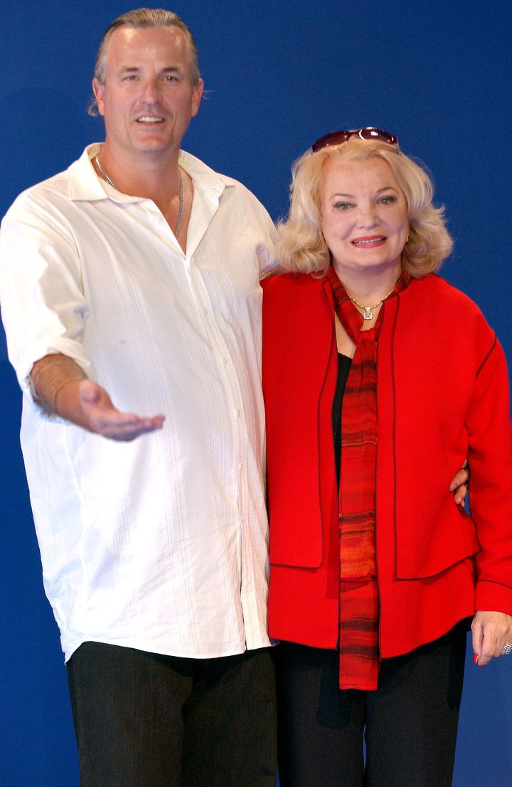 Nick Cassavetes with his mum, Gena Rowlands, who plays the older Allie in The Notebook