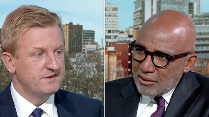 Oliver Dowden and Trevor Phillips on Sky News this morning.