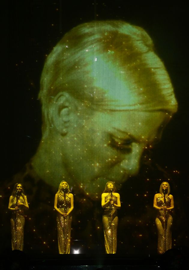 The Promise was one of several Girls Aloud performances that included emotional tributes to Sarah Harding