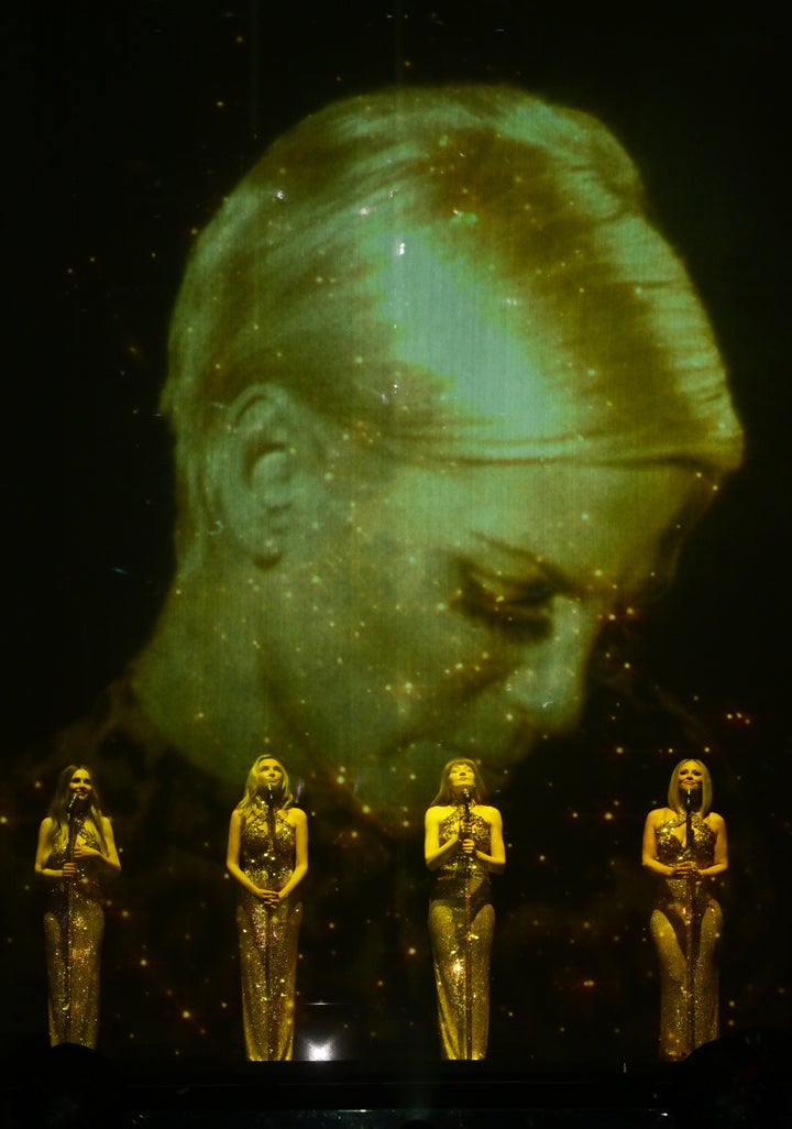 The Promise was one of several Girls Aloud performances that included emotional tributes to Sarah Harding