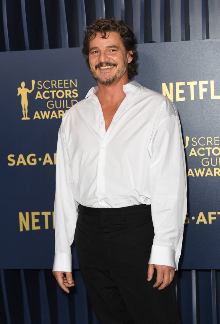 Pedro Pascal at the SAG Awards earlier this year