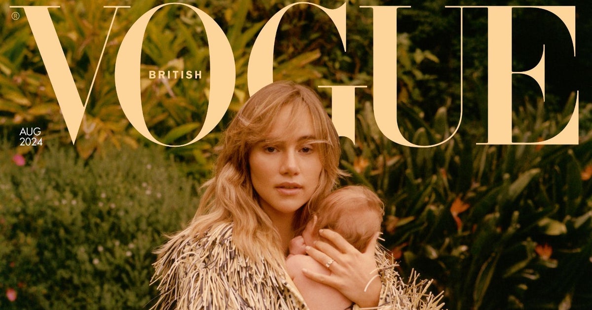 Suki Waterhouse Debuts New Vogue Photo-Shoot Alongside Newborn Daughter ...