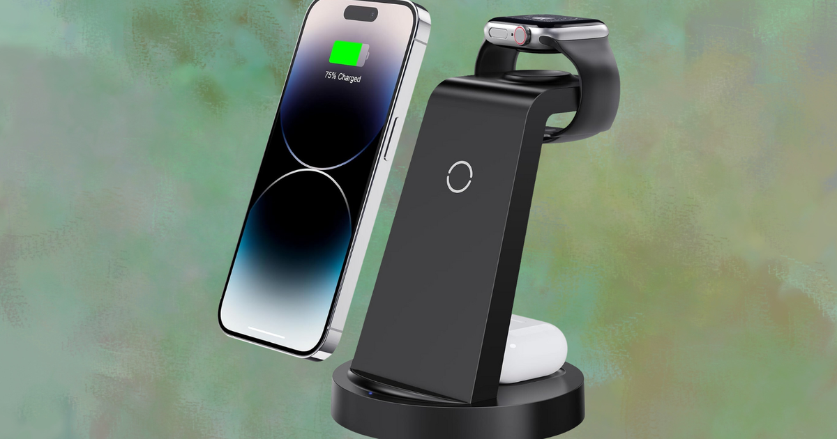 NextImg:This 3-in-1 Apple Charging Station Is Just $15 On Amazon For A Limited Time