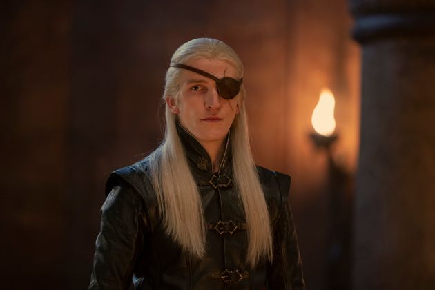 Ewan Mitchell as Aemond in House Of The Dragon