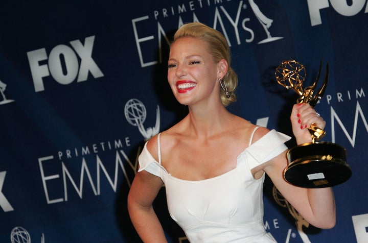 Katherine Heigl won an Emmy in 2007 for her performance on Grey's Anatomy.