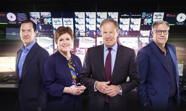 Tom Bradby will be joined by George Osborne, Ed Balls and Nicola Sturgeon as part of ITV's coverage of the election