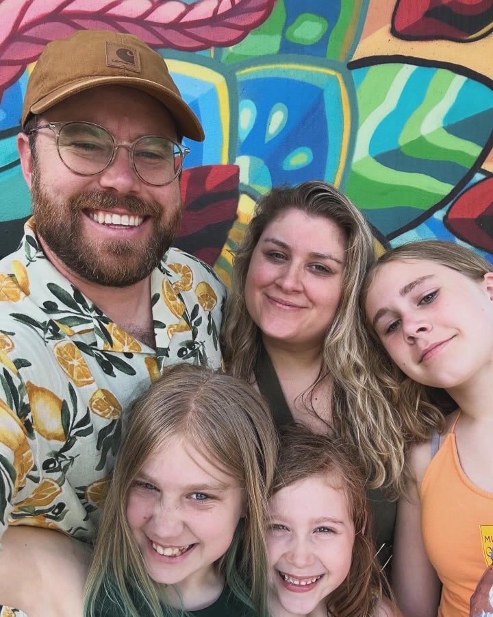 The author and her family on a trip to Florida.